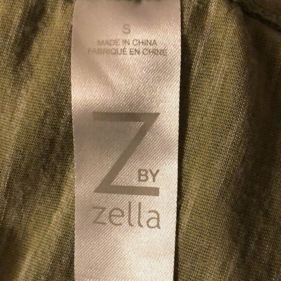 Z by Zella athletic pullover Size Small green three pink straps lightweight - Picture 4 of 7